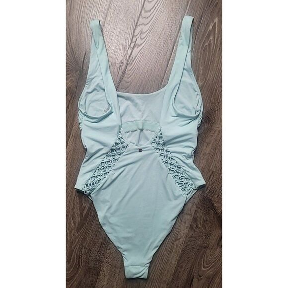 Radio Fiji High-cut Braided Cheeky One Piece Swimsuit Women's Size Large - Picture 2 of 7